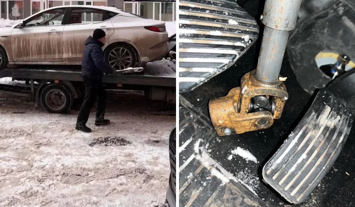 Поломка руля китайского авто едва не стоила жизни казахстанцу