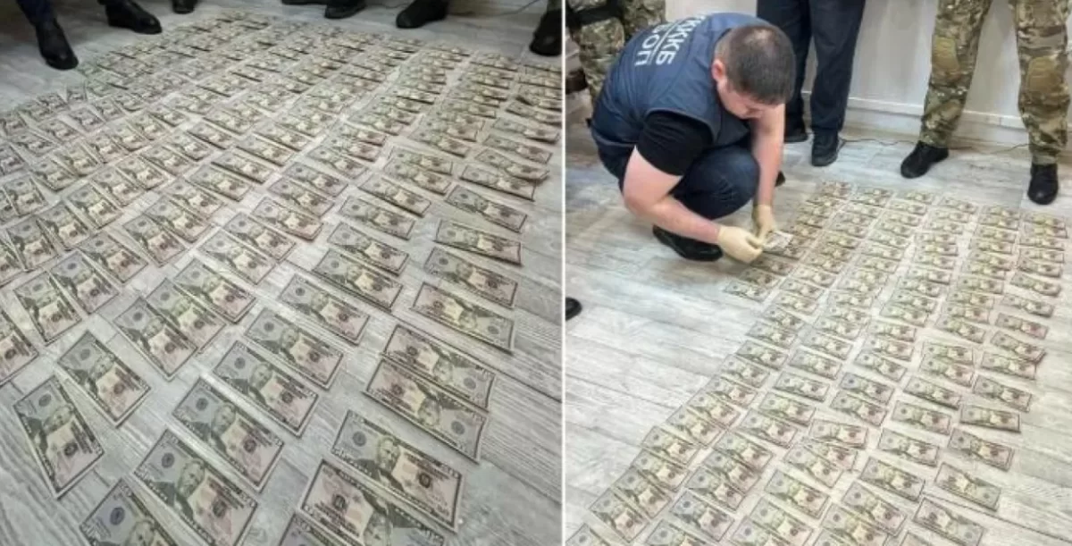 В Атырау задержан мужчина с крупной партией поддельных долларов