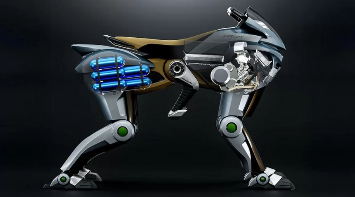 Четыре ноги вместо двух колёс: Kawasaki удивила концептом робота-седла