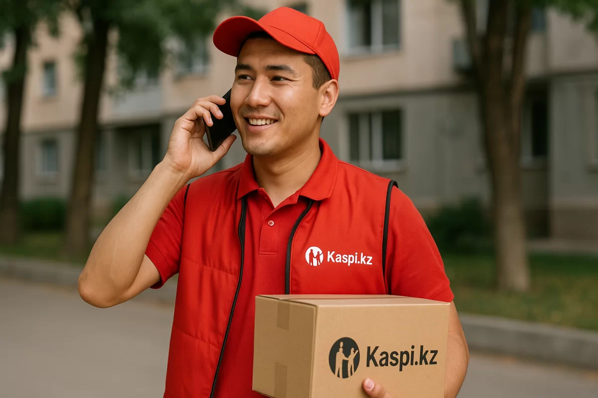 Курьеры Kaspi.kz стали звонить клиентам через приложение