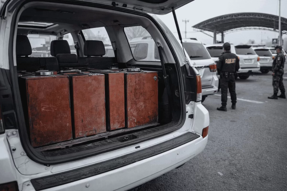 40 джипов-бензовозов с казахстанским топливом накрыли в Кыргызстане