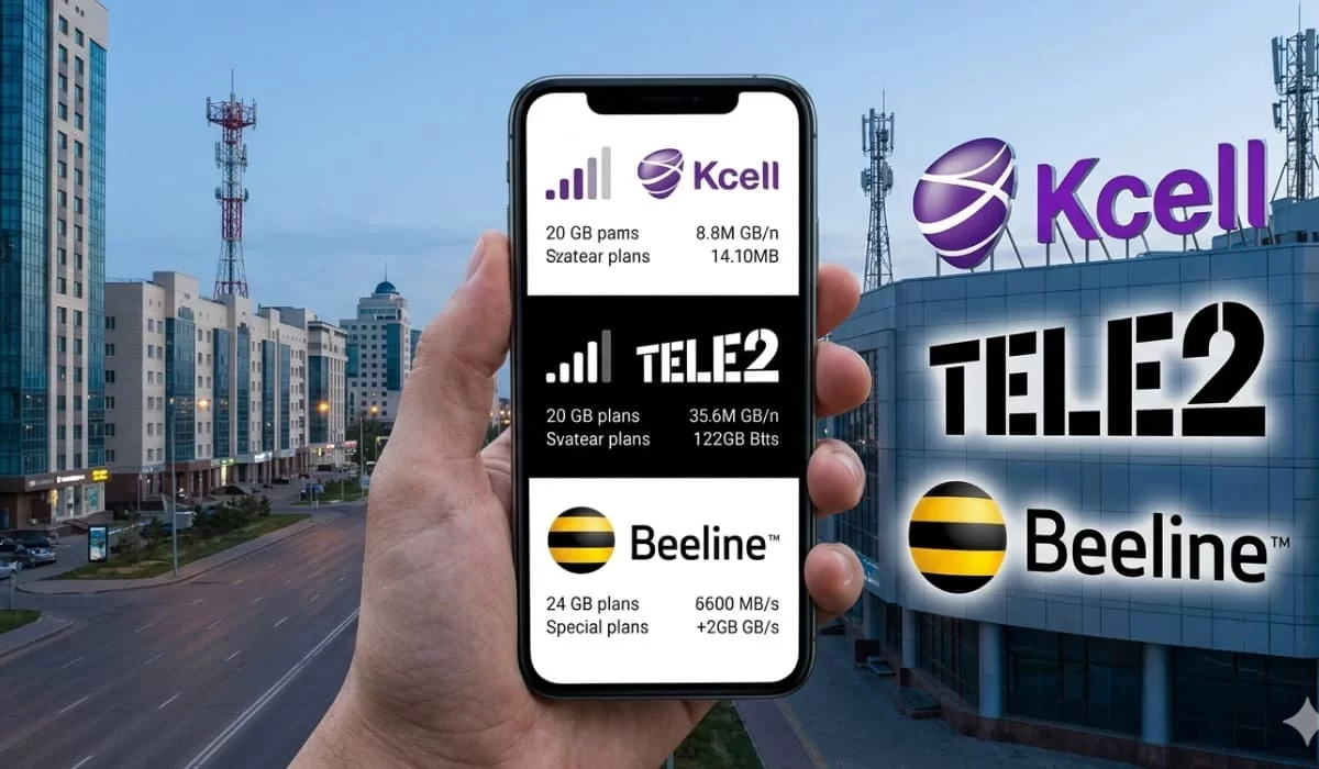 Kcell, Tele2 или Beeline: у кого оказался лучший интернет в Казахстане