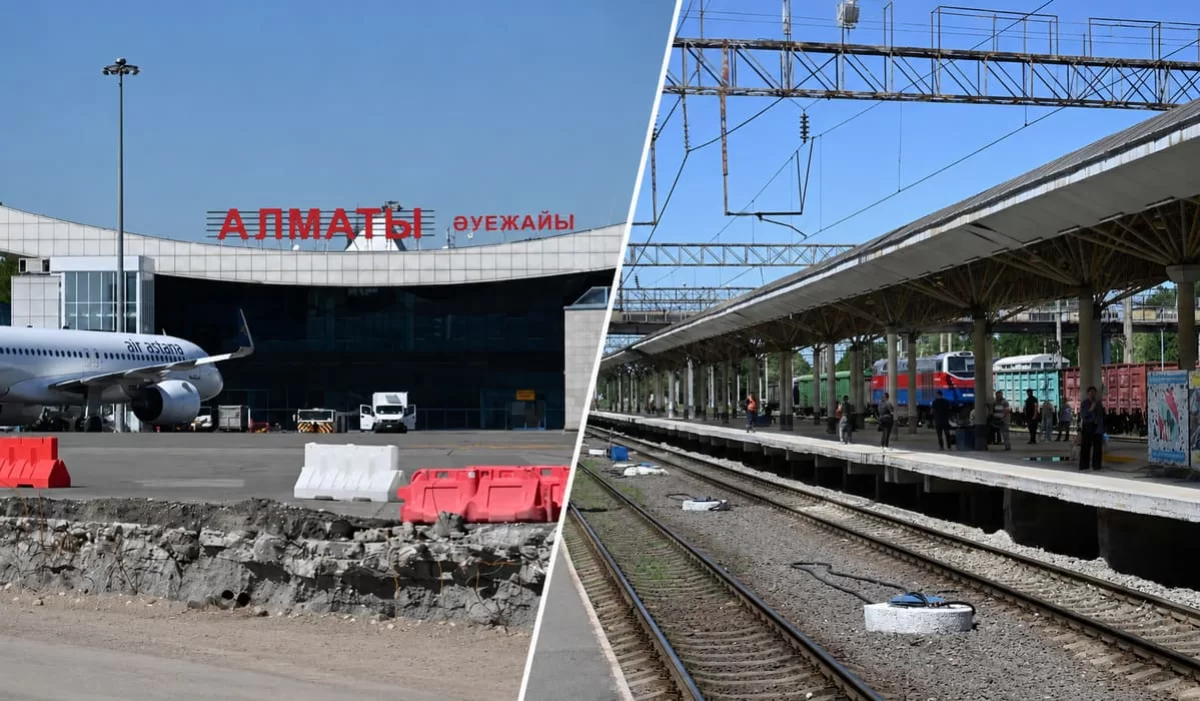 Алматинцам пообещали закончить хаос у аэропорта и вокзала