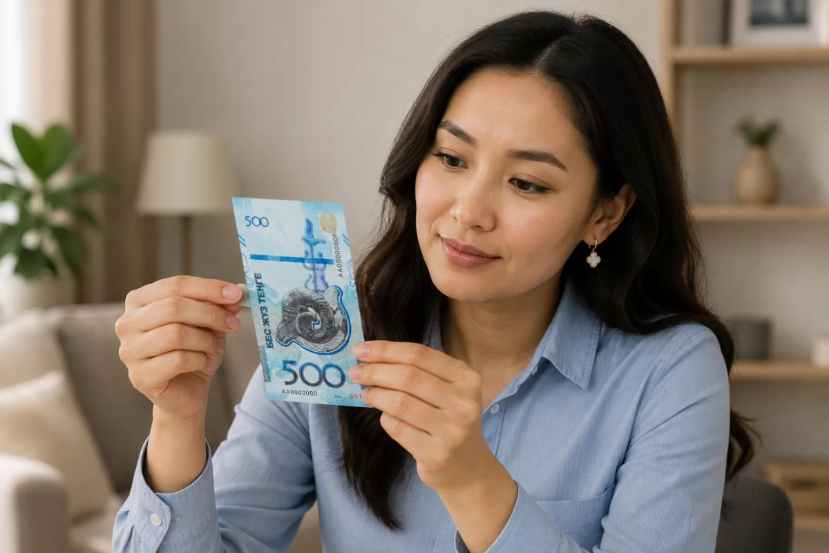 Новые 500 тенге: какие элементы помогут отличить подделку