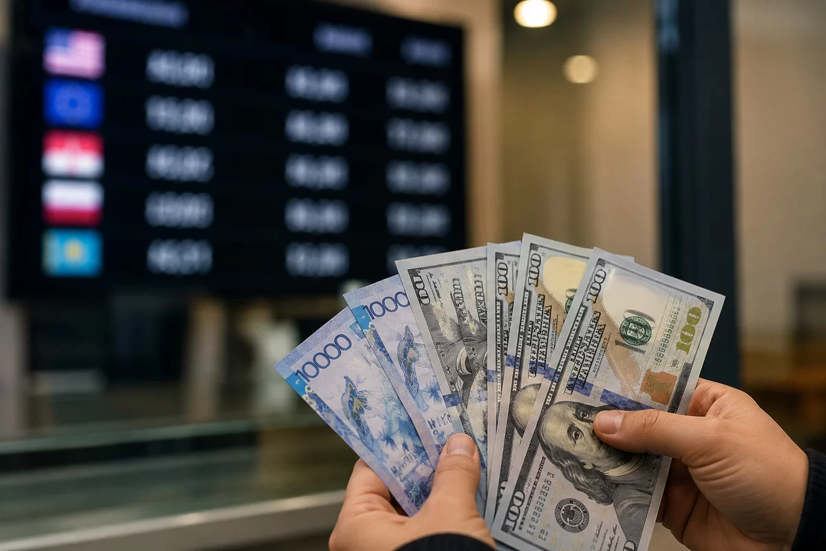 Курс доллара в обменниках Казахстана на 1 июня