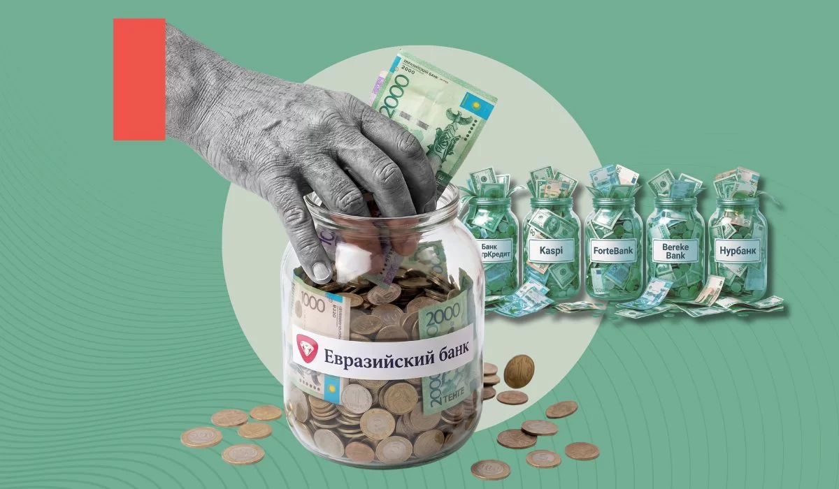 Казахстанцы несут деньги в депозиты 5 банков: кто оказался лидером