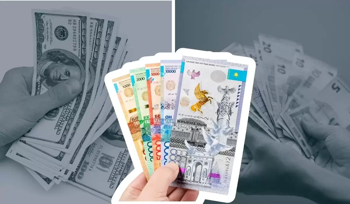 Тенге укрепился к доллару и евро: курсы валют на 24 июля
