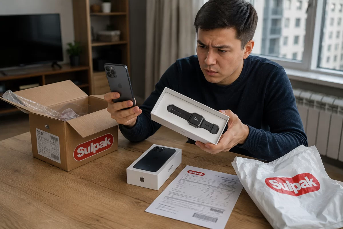 Казахстанец заказал iPhone у Sulpak, но в коробке оказались часы Xiaomi