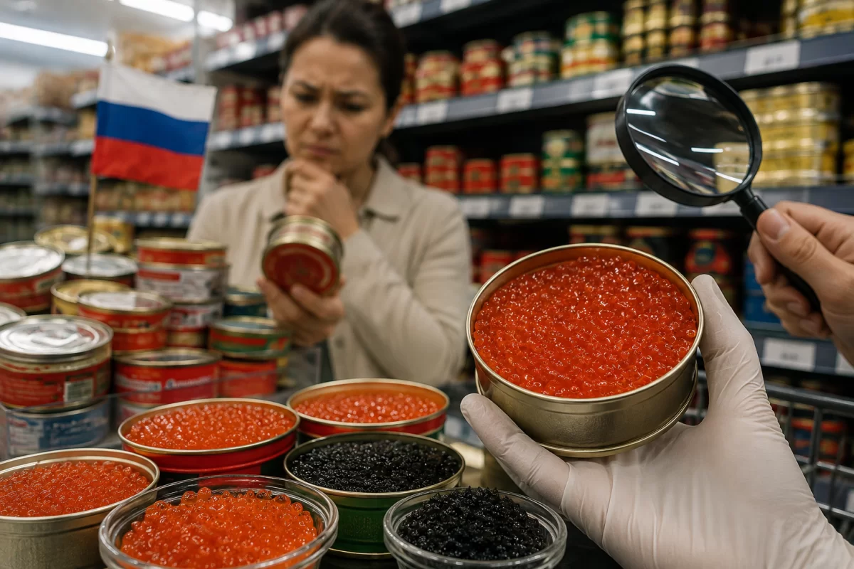 Фальшивая икра из России заполонила магазины Казахстана