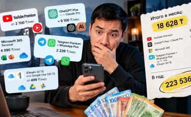 Казахстанцы могут отдавать за цифровые подписки больше 200 тысяч тенге в год
