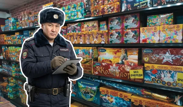 Рейды по «фейерверкам»: в Астане изъяли сотни единиц нелегальной пиротехники