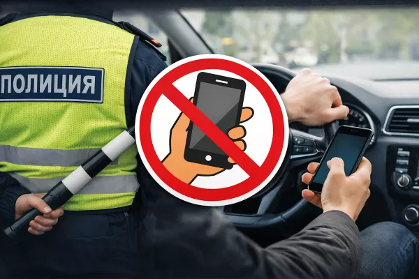 Как казахстанцам избежать штрафа за использование телефона за рулем?