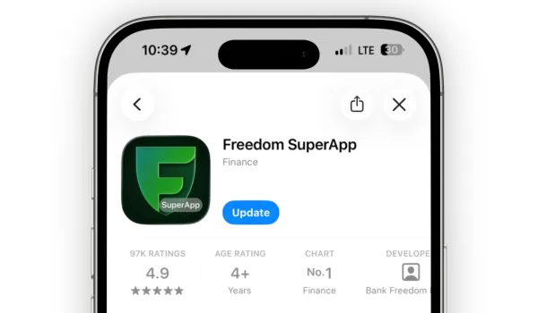 Freedom Bank добавил функцию, которая пригодится клиентам