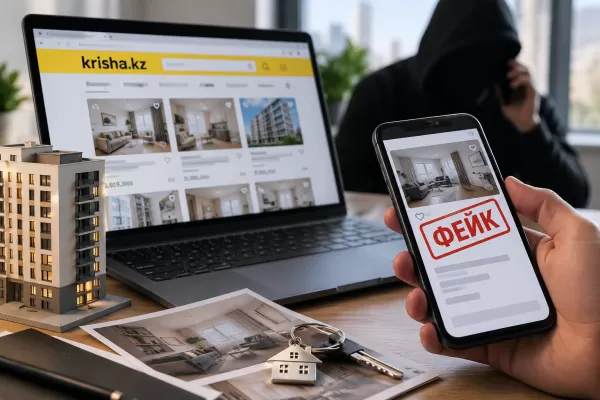 Казахстанцев предупредили о фейковых квартирах на Krisha.kz
