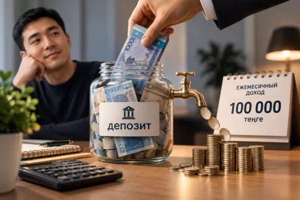 Сколько нужно положить на депозит, чтобы получать по 100 тыс. теңге в месяц