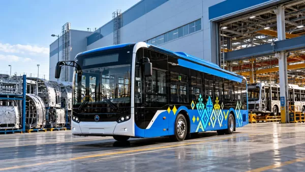 Qaz Tehna производит автобусы в Казахстане, но местного в них только 36%