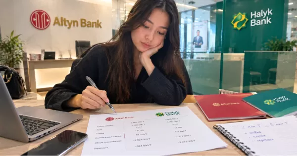 Кредит на 2 или 5 млн тенге: сколько придется вернуть Altyn Bank и Halyk Bank