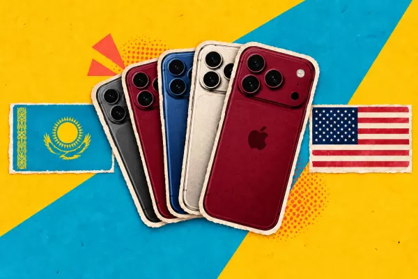 Казахстанцы платят за новый iPhone почти на 58% больше, чем американцы