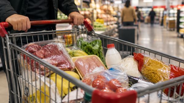 Где дешевле покупать продукты: алматинец сравнил цены в Magnum и на рынке